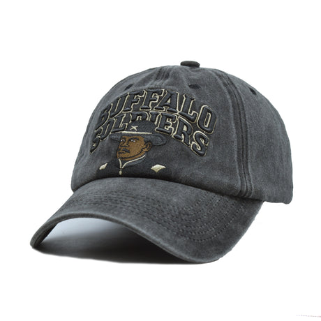 Embroidered Buffalo Soldiers Vintage Cap – U.S. Anniversary Commemorative Snapback Hat, Military Heritage Tribute