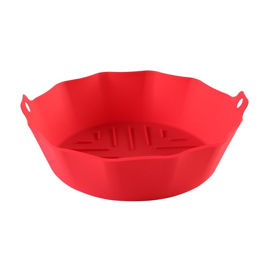 Silicone Air Fryer Accessories Tray – Non‑Stick Heat‑Resistant Baking Tools for Frying, Roasting & Easy Cleanup