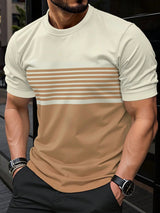 Men’s Minimalist Crew‑Neck Casual Short‑Sleeve Shirt – Soft, Lightweight Everyday Fashion Tee