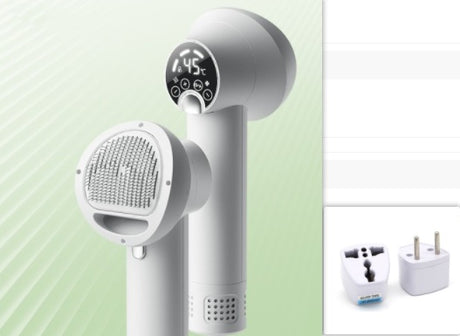 Smart Silent Pet Hair Dryer & Grooming Comb for Dogs and Cats