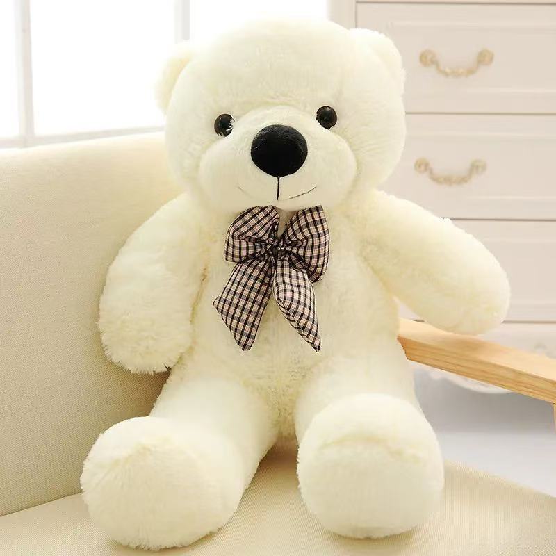 Plush Teddy Bear Doll – Soft Cuddly Stuffed Animal Toy for Kids, Cute Gift Plush Bear for Home & Play