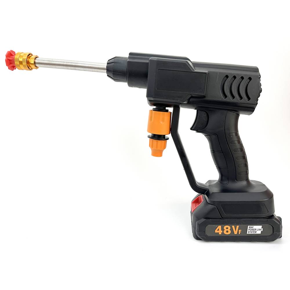 Cordless High-Pressure Car Washer Jet Gun – Rechargeable Cleaner with Dual Batteries